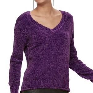 Mudd Chenille Soft Long Sleeve Sweater Winter Top